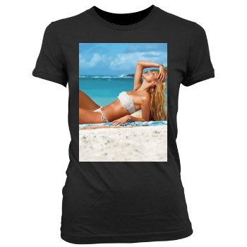 Candice Swanepoel Women's Junior Cut Crewneck T-Shirt