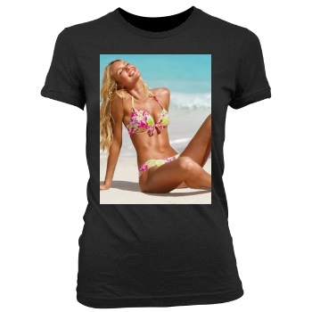 Candice Swanepoel Women's Junior Cut Crewneck T-Shirt