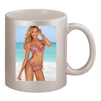 Candice Swanepoel 11oz Metallic Silver Mug