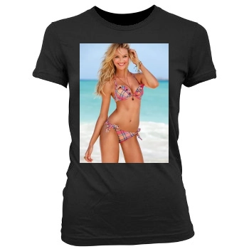 Candice Swanepoel Women's Junior Cut Crewneck T-Shirt