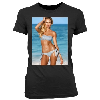 Candice Swanepoel Women's Junior Cut Crewneck T-Shirt