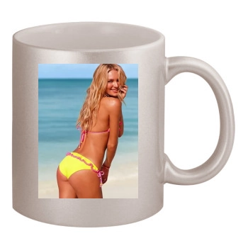 Candice Swanepoel 11oz Metallic Silver Mug