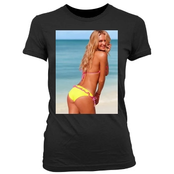 Candice Swanepoel Women's Junior Cut Crewneck T-Shirt