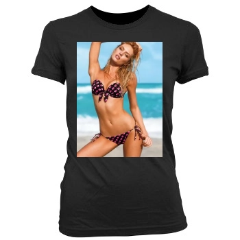 Candice Swanepoel Women's Junior Cut Crewneck T-Shirt