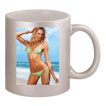 Candice Swanepoel 11oz Metallic Silver Mug