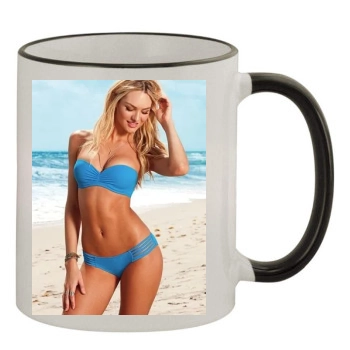 Candice Swanepoel 11oz Colored Rim & Handle Mug