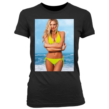 Candice Swanepoel Women's Junior Cut Crewneck T-Shirt