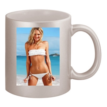 Candice Swanepoel 11oz Metallic Silver Mug