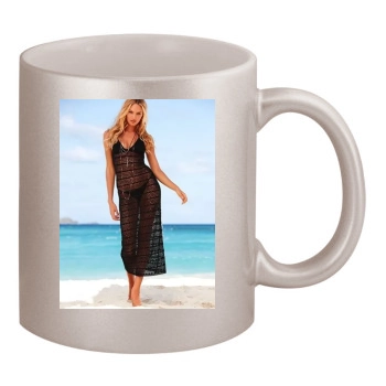 Candice Swanepoel 11oz Metallic Silver Mug