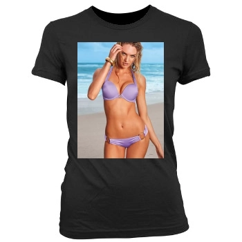 Candice Swanepoel Women's Junior Cut Crewneck T-Shirt