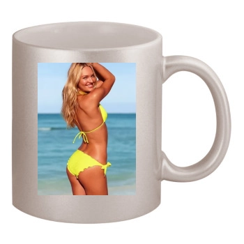 Candice Swanepoel 11oz Metallic Silver Mug