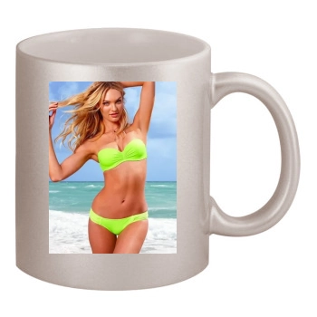 Candice Swanepoel 11oz Metallic Silver Mug