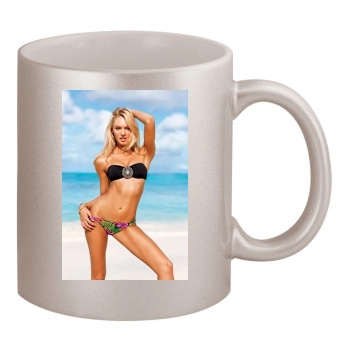 Candice Swanepoel 11oz Metallic Silver Mug