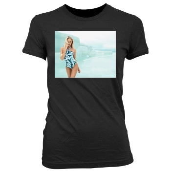 Candice Swanepoel Women's Junior Cut Crewneck T-Shirt