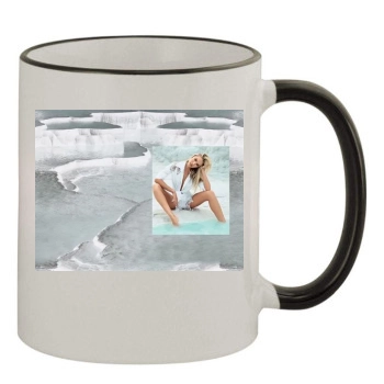 Candice Swanepoel 11oz Colored Rim & Handle Mug