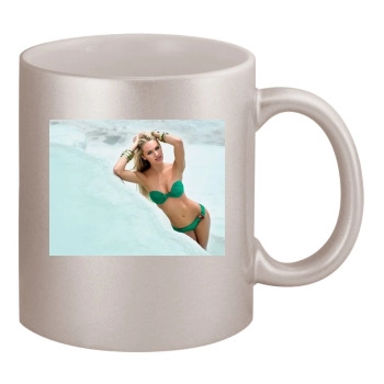 Candice Swanepoel 11oz Metallic Silver Mug