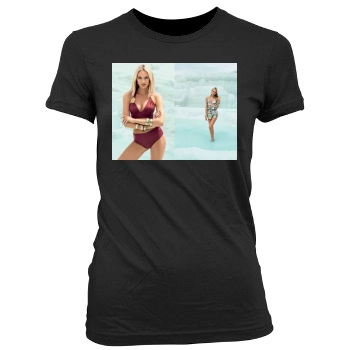 Candice Swanepoel Women's Junior Cut Crewneck T-Shirt