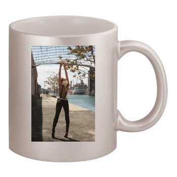 Candice Swanepoel 11oz Metallic Silver Mug