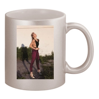 Candice Swanepoel 11oz Metallic Silver Mug