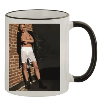 Candice Swanepoel 11oz Colored Rim & Handle Mug