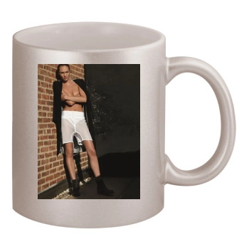 Candice Swanepoel 11oz Metallic Silver Mug