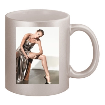 Candice Swanepoel 11oz Metallic Silver Mug