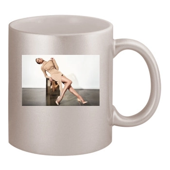 Candice Swanepoel 11oz Metallic Silver Mug