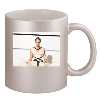 Candice Swanepoel 11oz Metallic Silver Mug