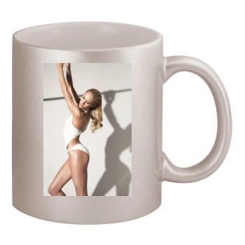 Candice Swanepoel 11oz Metallic Silver Mug