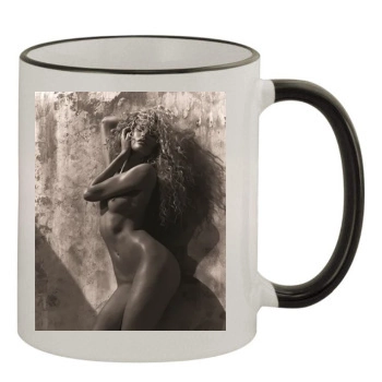 Candice Swanepoel 11oz Colored Rim & Handle Mug