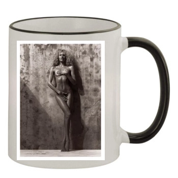 Candice Swanepoel 11oz Colored Rim & Handle Mug