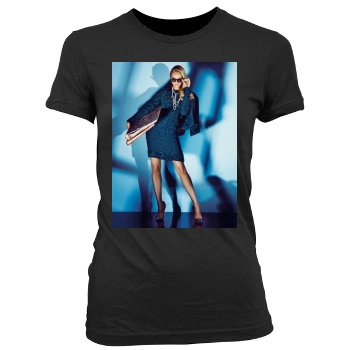 Candice Swanepoel Women's Junior Cut Crewneck T-Shirt