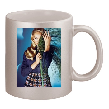 Candice Swanepoel 11oz Metallic Silver Mug