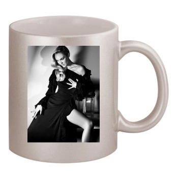 Candice Swanepoel 11oz Metallic Silver Mug