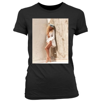 Candice Swanepoel Women's Junior Cut Crewneck T-Shirt