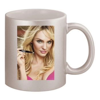 Candice Swanepoel 11oz Metallic Silver Mug