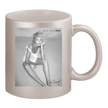 Candice Swanepoel 11oz Metallic Silver Mug