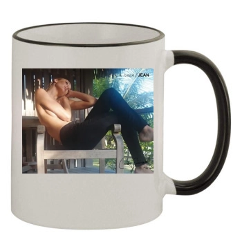 Candice Swanepoel 11oz Colored Rim & Handle Mug