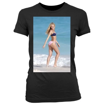 Candice Swanepoel Women's Junior Cut Crewneck T-Shirt