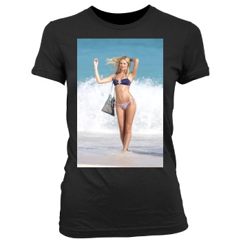 Candice Swanepoel Women's Junior Cut Crewneck T-Shirt