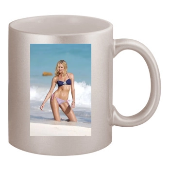 Candice Swanepoel 11oz Metallic Silver Mug