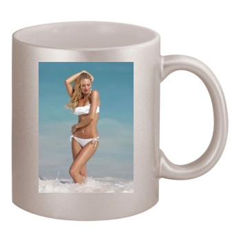 Candice Swanepoel 11oz Metallic Silver Mug