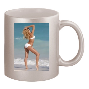 Candice Swanepoel 11oz Metallic Silver Mug