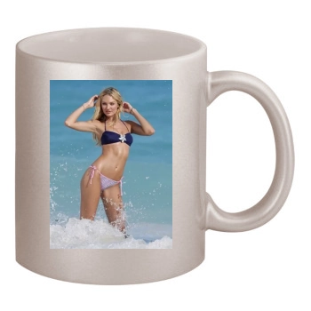 Candice Swanepoel 11oz Metallic Silver Mug