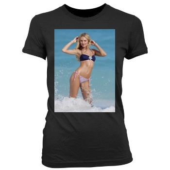 Candice Swanepoel Women's Junior Cut Crewneck T-Shirt