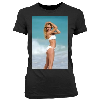 Candice Swanepoel Women's Junior Cut Crewneck T-Shirt