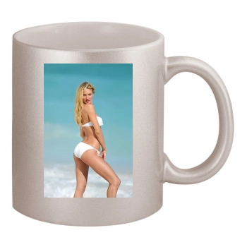 Candice Swanepoel 11oz Metallic Silver Mug