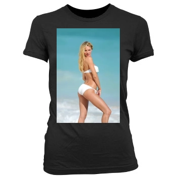 Candice Swanepoel Women's Junior Cut Crewneck T-Shirt