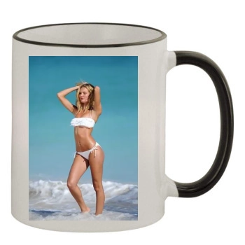 Candice Swanepoel 11oz Colored Rim & Handle Mug