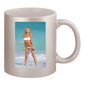 Candice Swanepoel 11oz Metallic Silver Mug